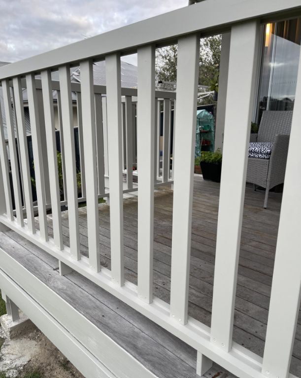 Timber balustrade rebuild