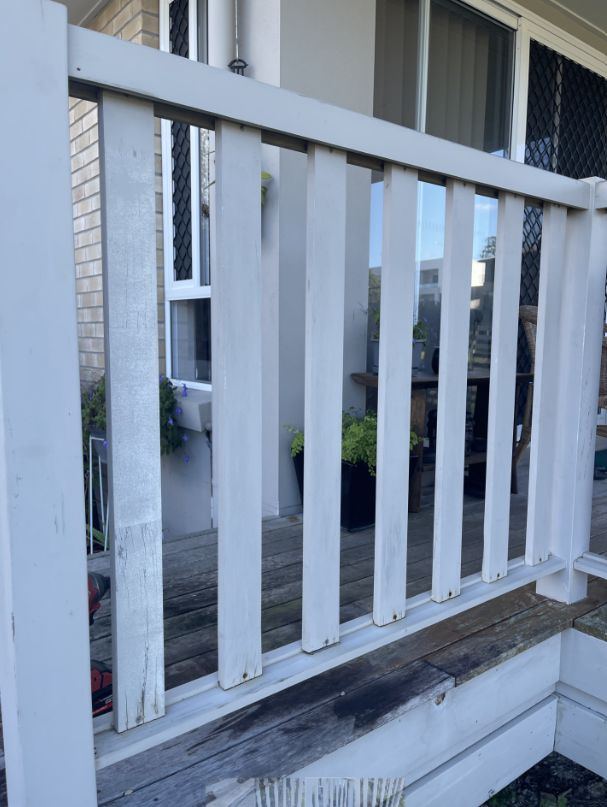 Timber balustrade rebuild