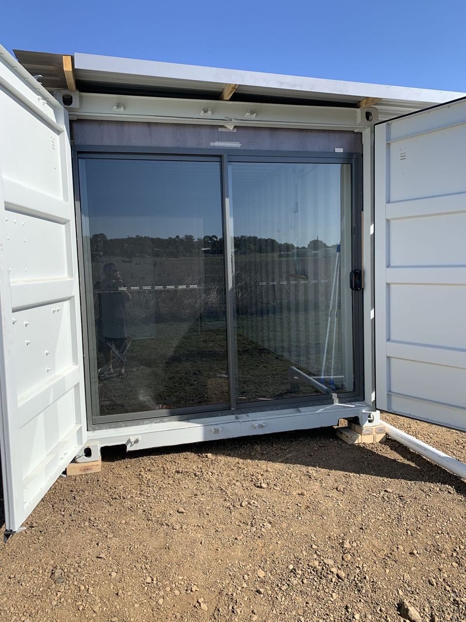Shipping container conversion