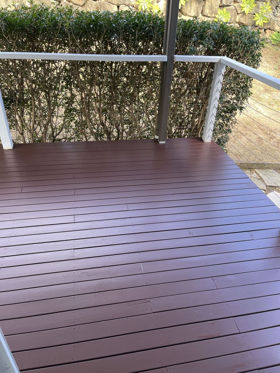 After: Deck & stair restoration
