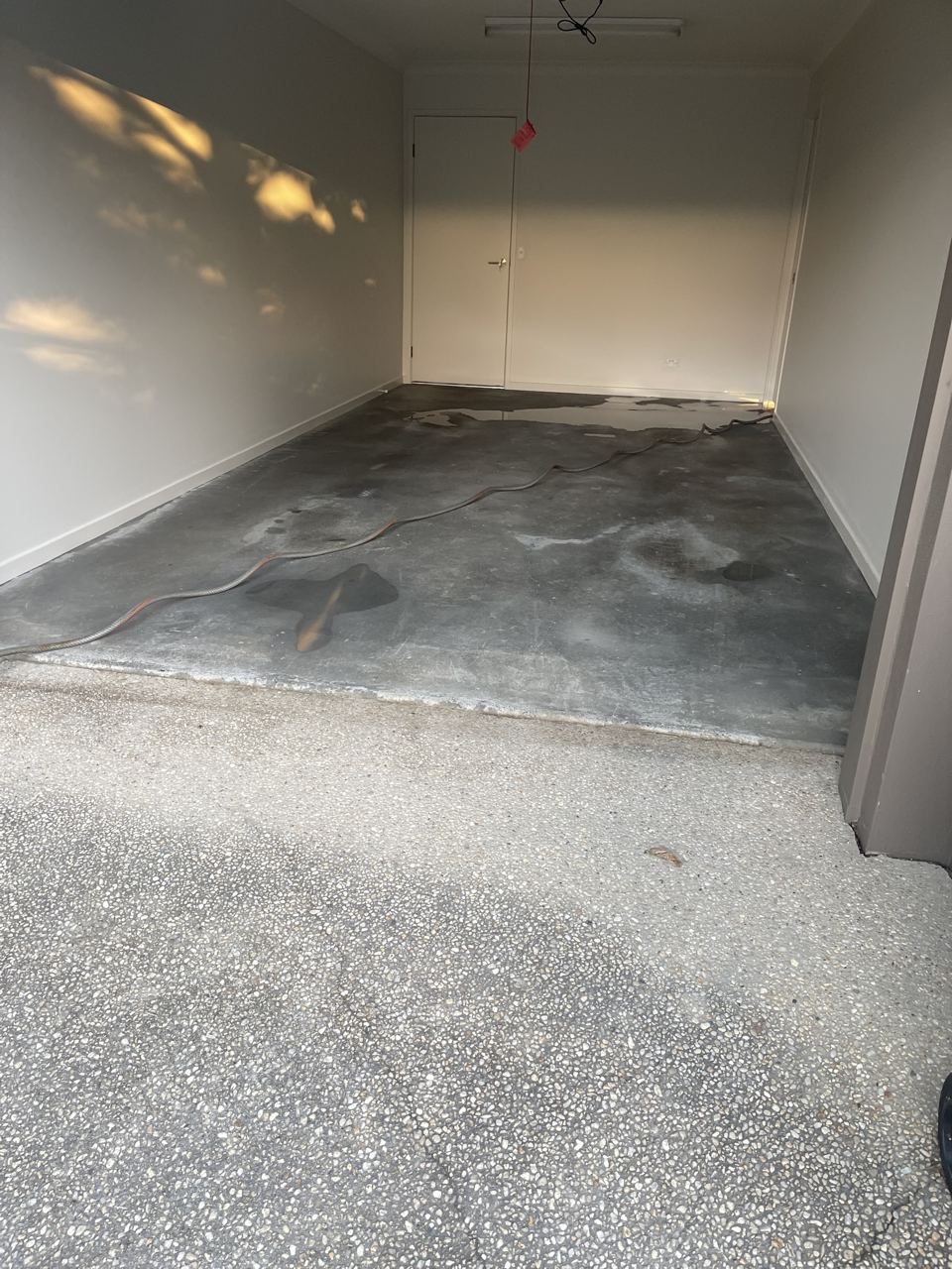 Garage floor restoration