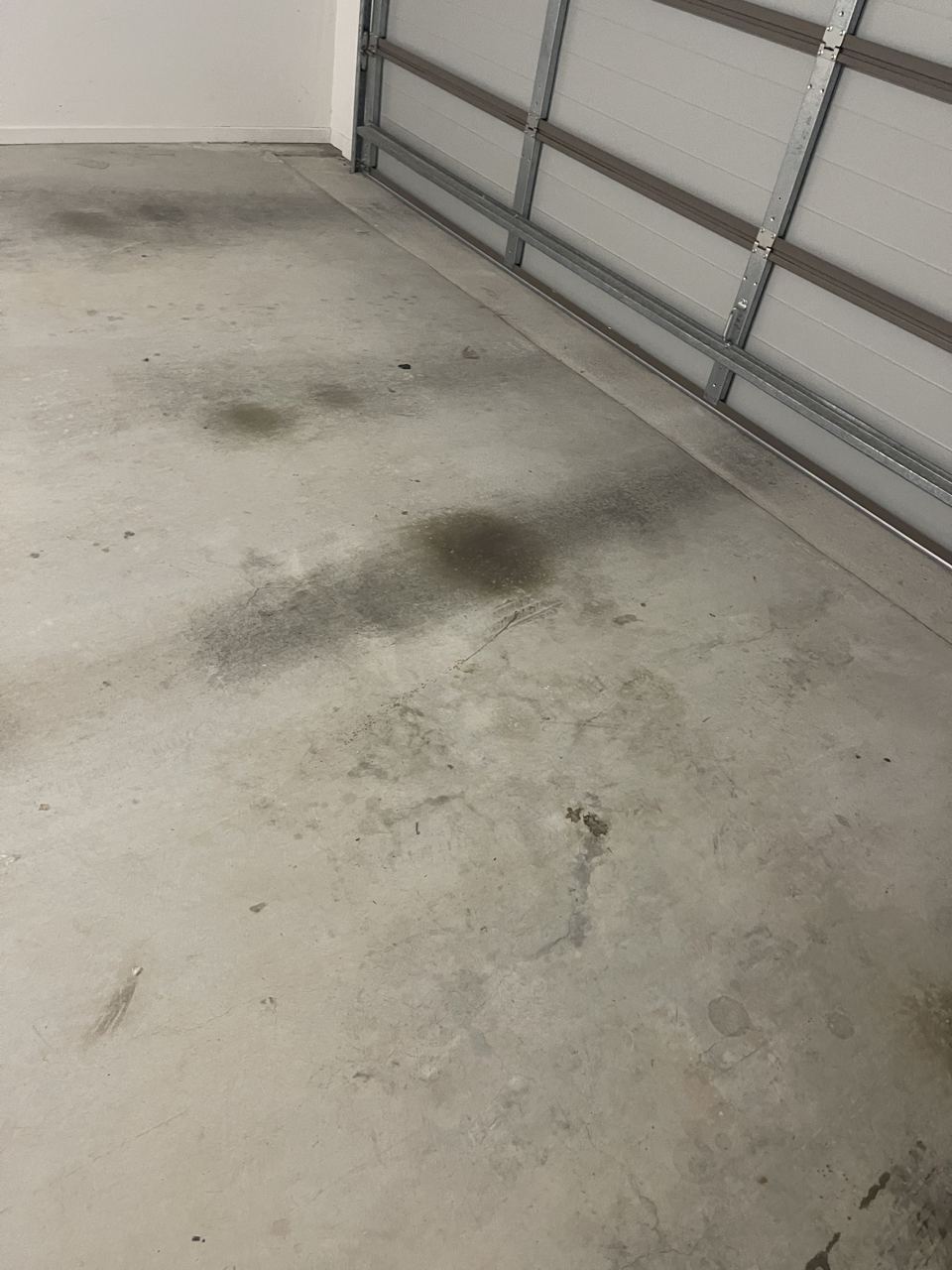 Before: Garage floor restoration