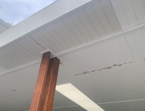Structural post & awning repair
