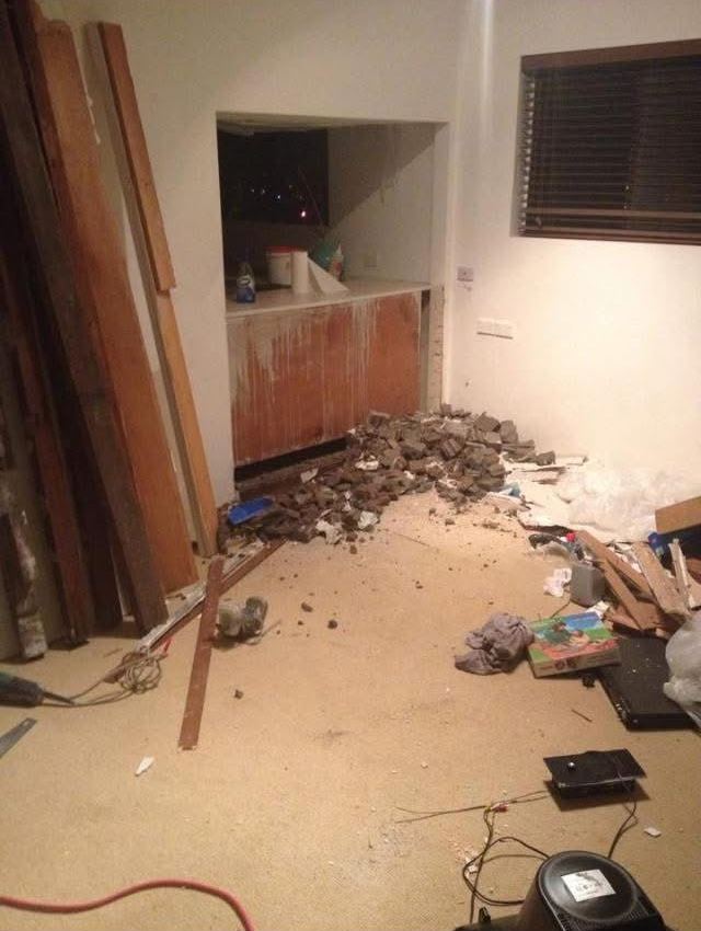 Bedroom renovation & polished floors