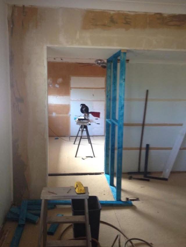 Bedroom renovation & polished floors