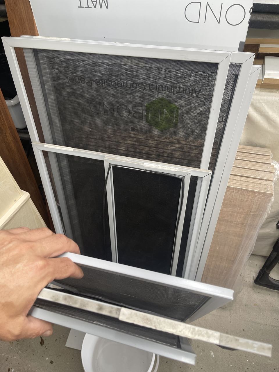 Security & fly screen re-meshing