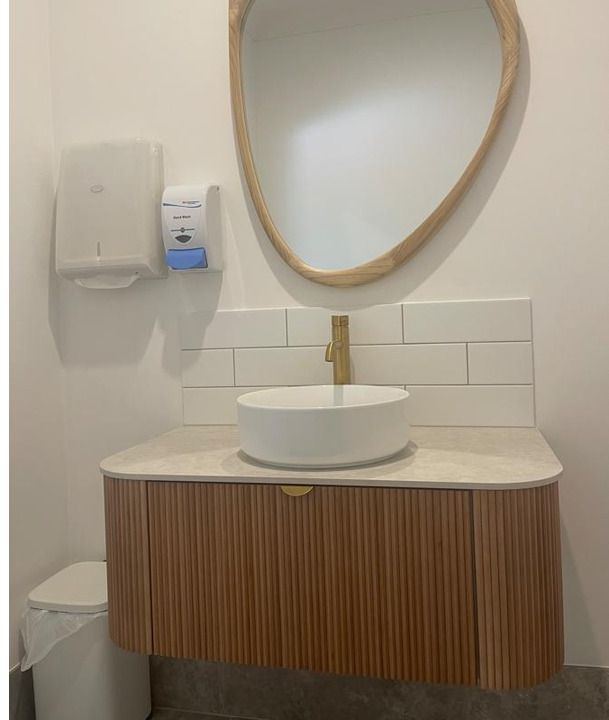 After: Staff bathroom refresh