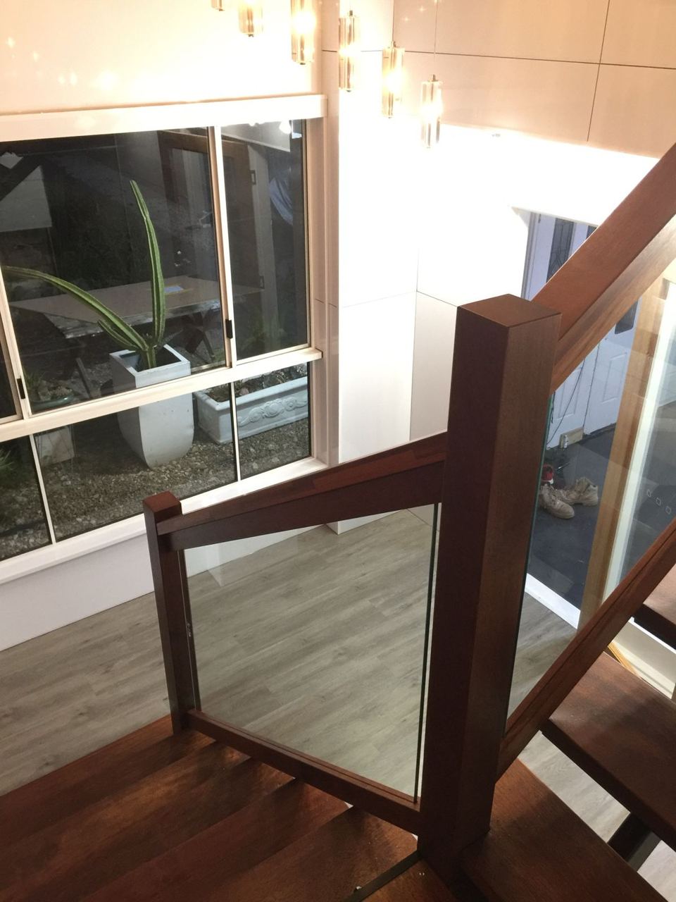 Double-height stairwell