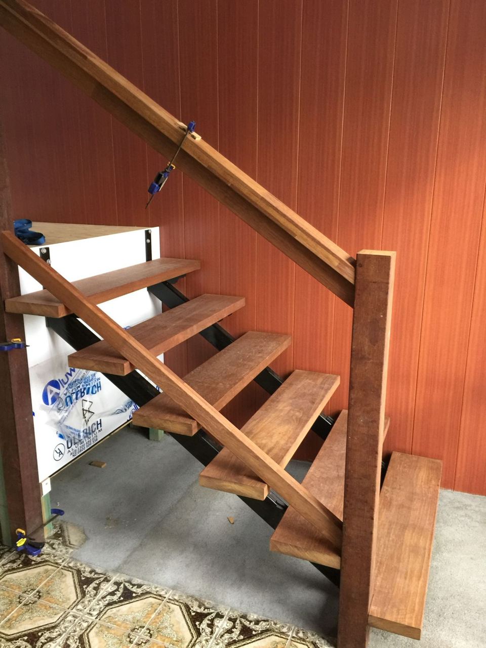 Double-height stairwell