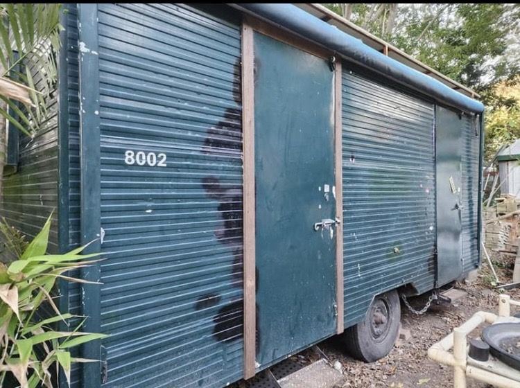 Before: Tiny house conversion